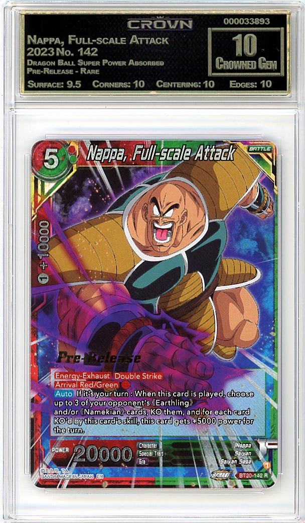Nappa, Full-scale Attack
