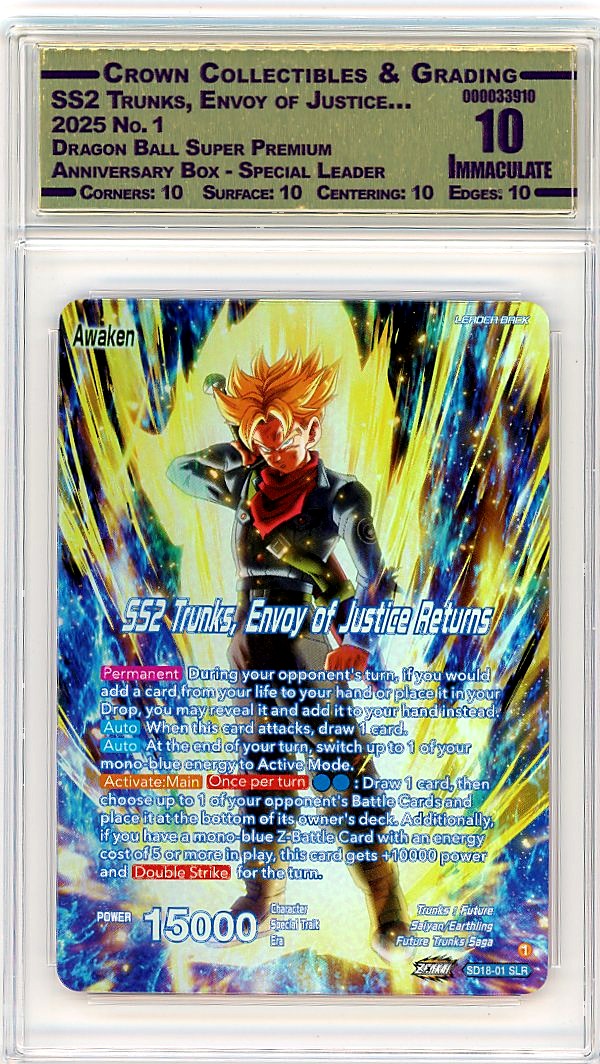SS2 Trunks, Envoy of Justice…
