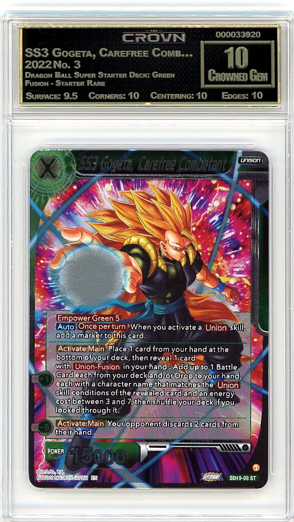 SS3 Gogeta, Carefree Comb…