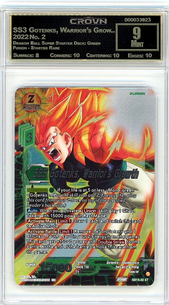 SS3 Gotenks, Warrior's Grow..