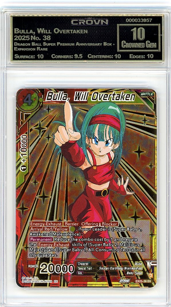 Bulla, Will Overtaken