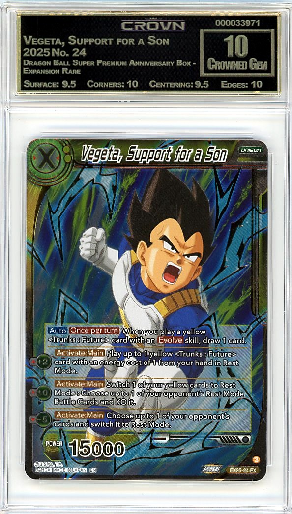 Vegeta, Support for a Son