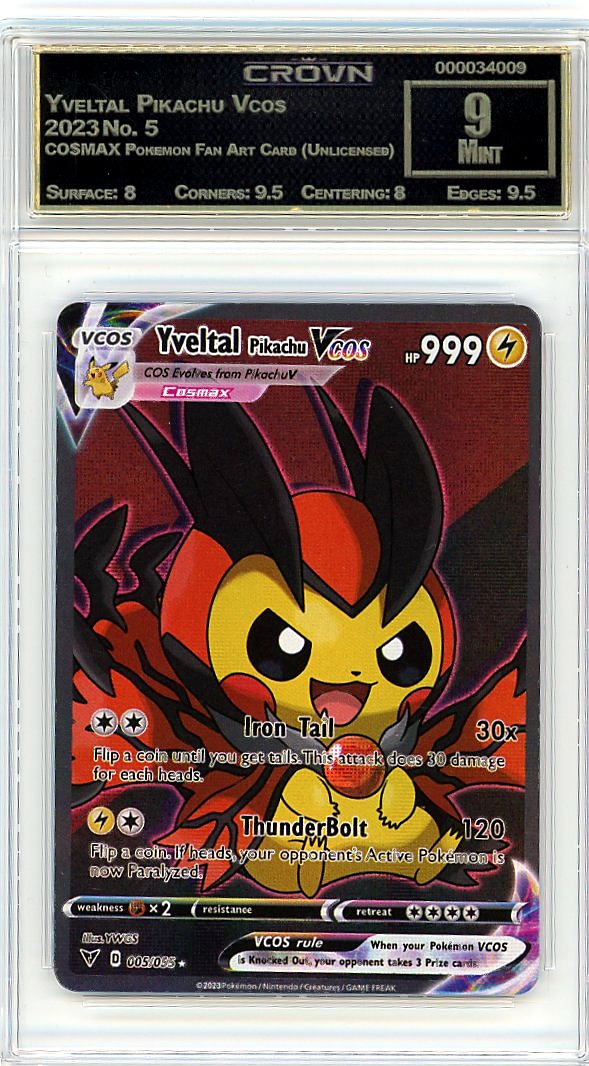 Yveltal Pikachu Vcos