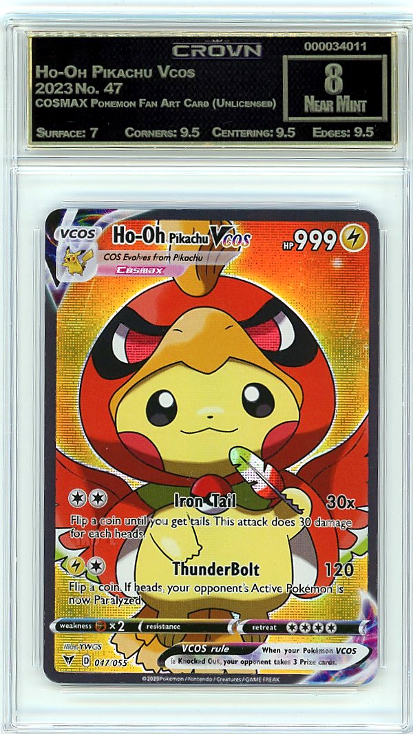 Ho-Oh Pikachu Vcos