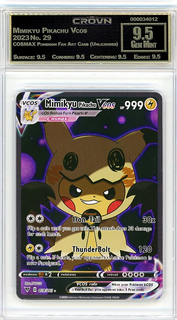 Mimikyu Pikachu Vcos