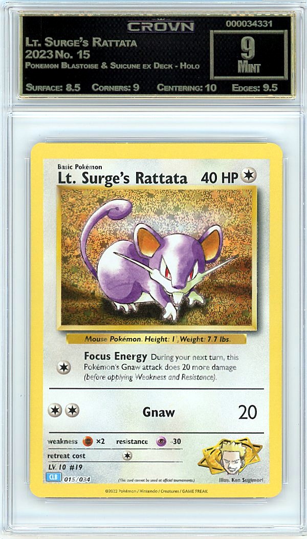 Lt. Surge's Rattata