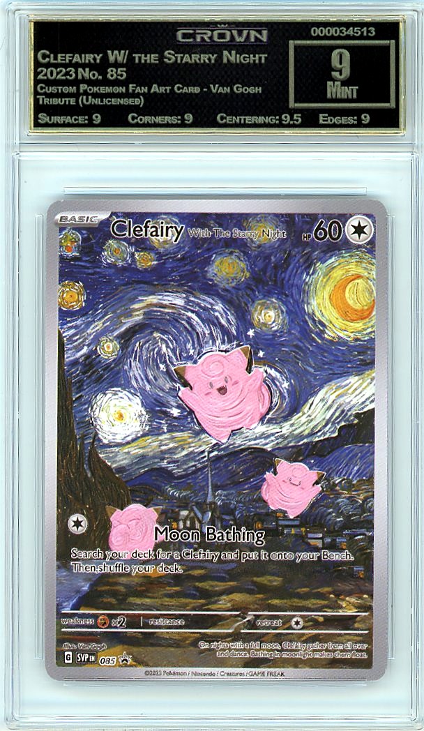 Clefairy W/ the Starry Night