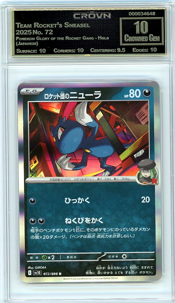 Team Rocket's Sneasel