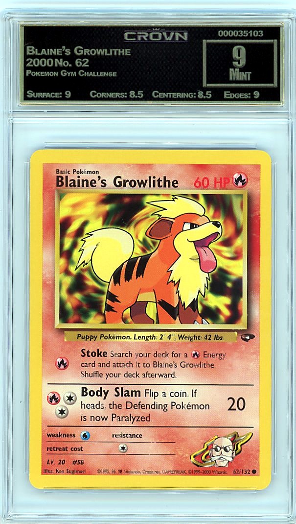 Blaine's Growlithe