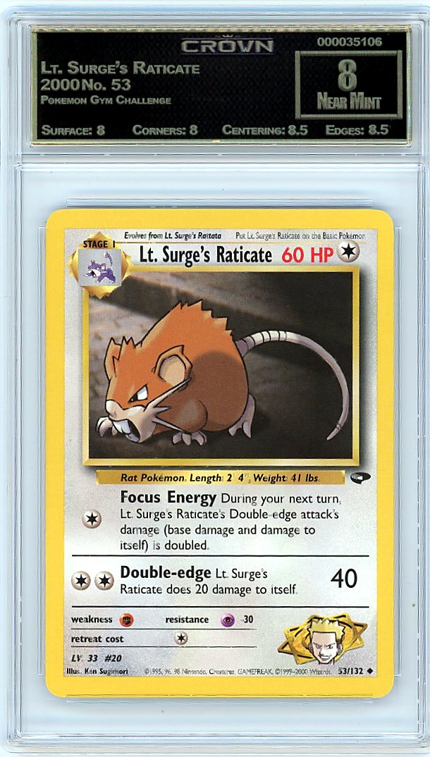 Lt. Surge's Raticate