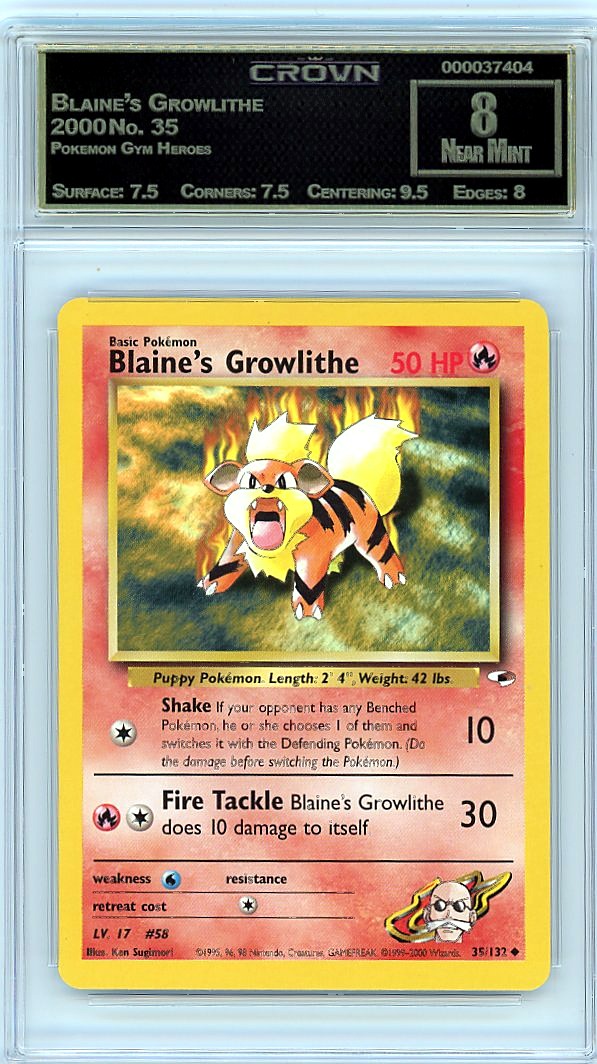 Blaine's Growlithe