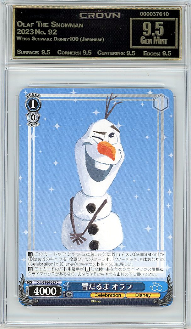 Olaf The Snowman