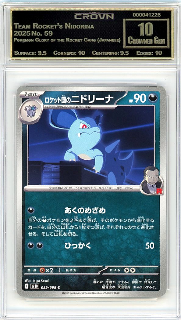 Team Rocket's Nidorina