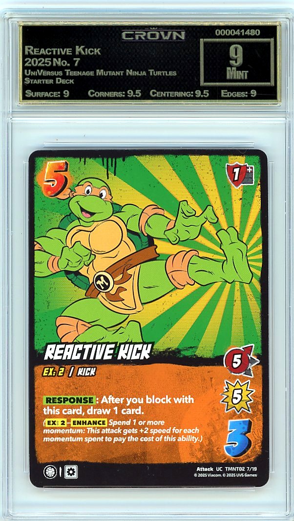 Reactive Kick