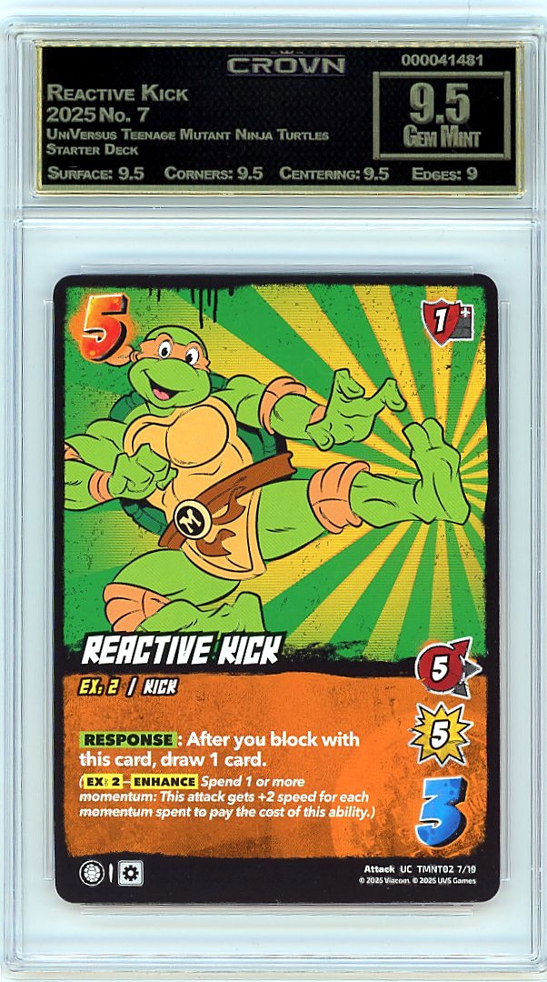 Reactive Kick