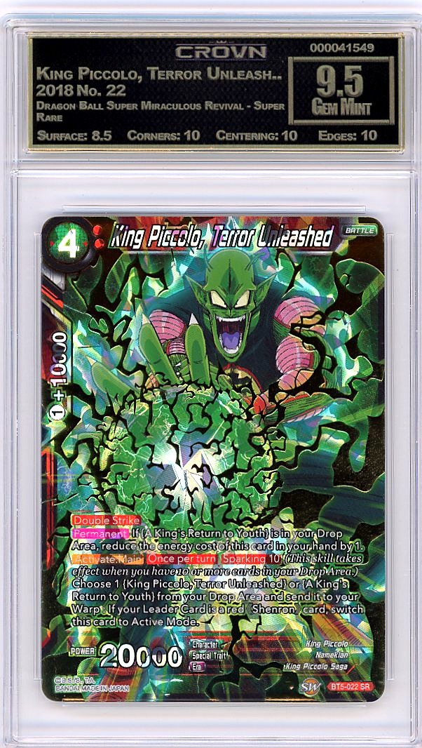 King Piccolo, Terror Unleash..