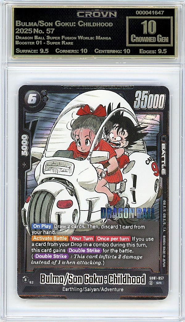 Bulma/Son Goku: Childhood