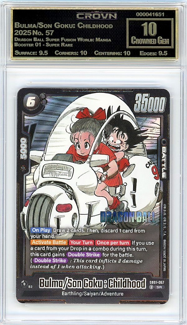 Bulma/Son Goku: Childhood