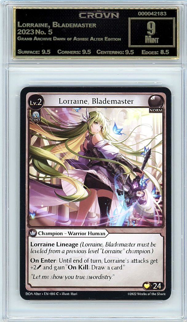 Lorraine, Blademaster
