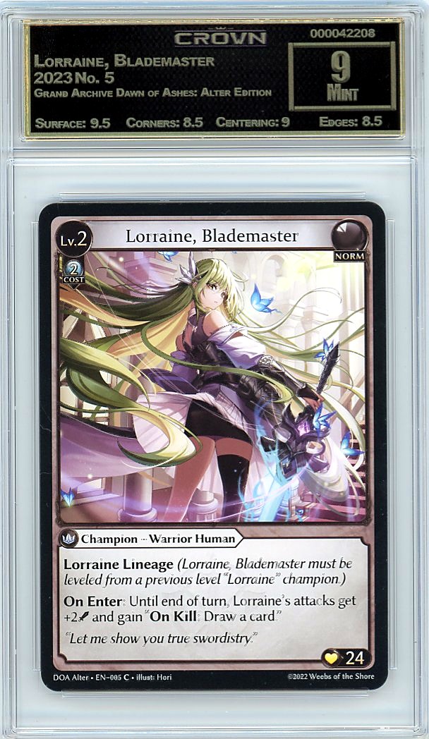 Lorraine, Blademaster