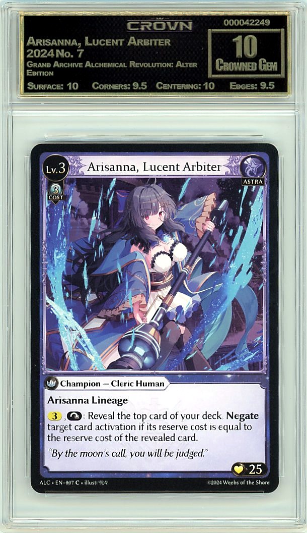 Arisanna, Lucent Arbiter