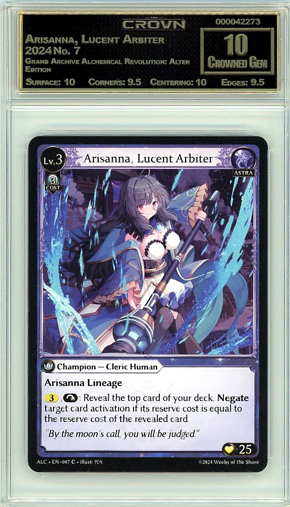 Arisanna, Lucent Arbiter