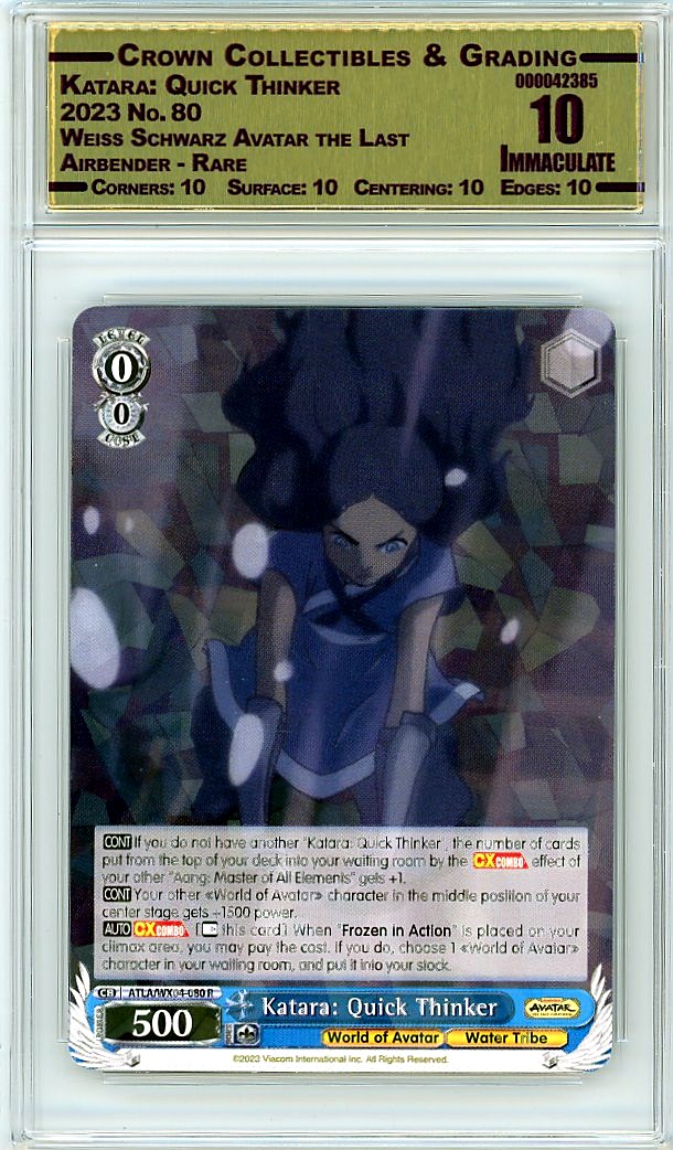 Katara: Quick Thinker