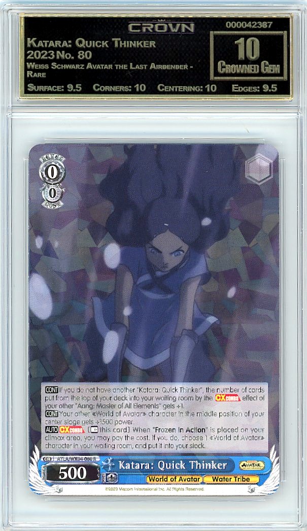 Katara: Quick Thinker