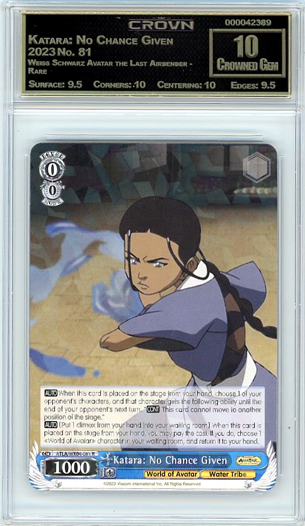 Katara: No Chance Given
