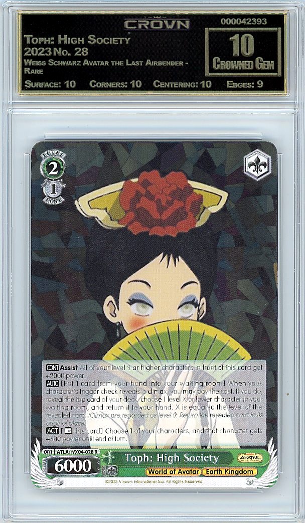 Toph: High Society