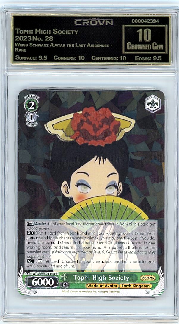 Toph: High Society