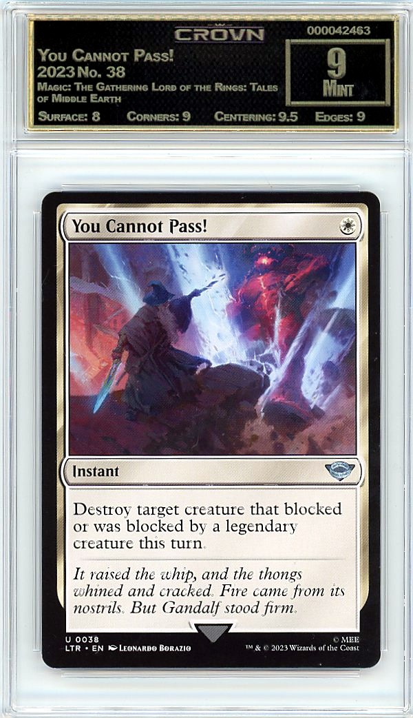 You Cannot Pass!