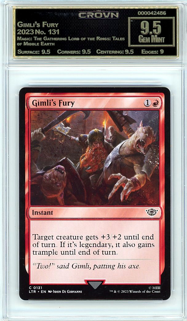 Gimli's Fury