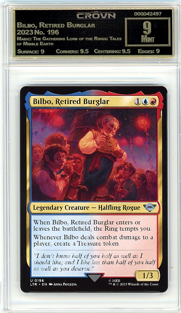 Bilbo, Retired Burglar