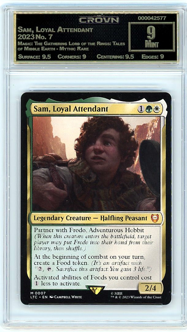 Sam, Loyal Attendant