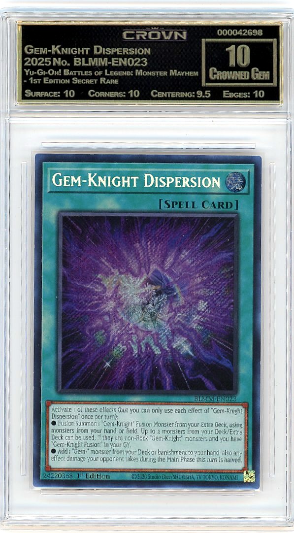 Gem-Knight Dispersion