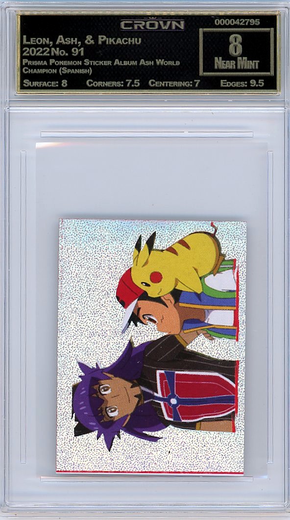 Leon, Ash, & Pikachu