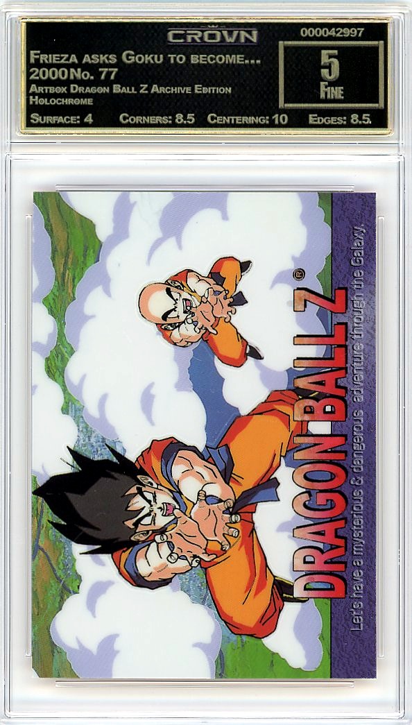 Frieza asks Goku to become…