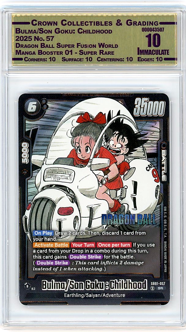 Bulma/Son Goku: Childhood