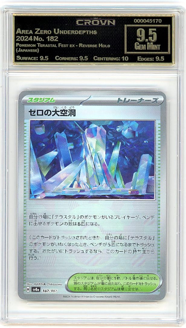 Area Zero Underdepths