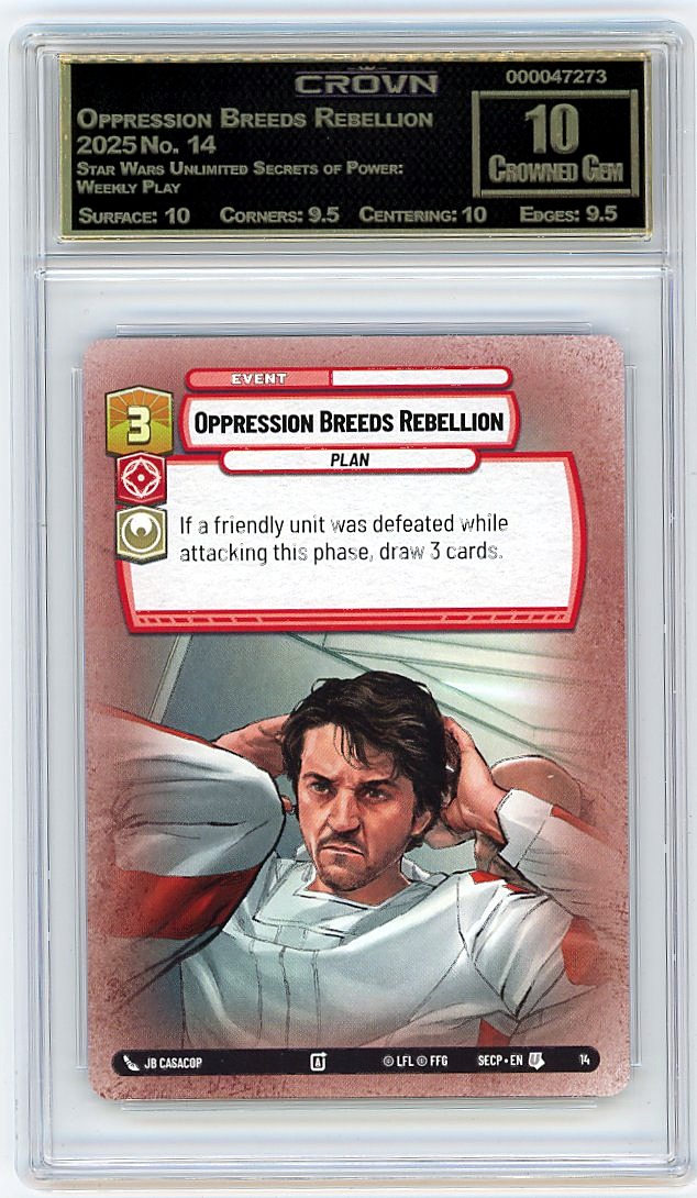 Oppression Breeds Rebellion