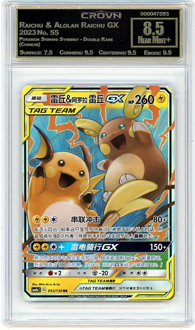 Raichu & Alolan Raichu GX
