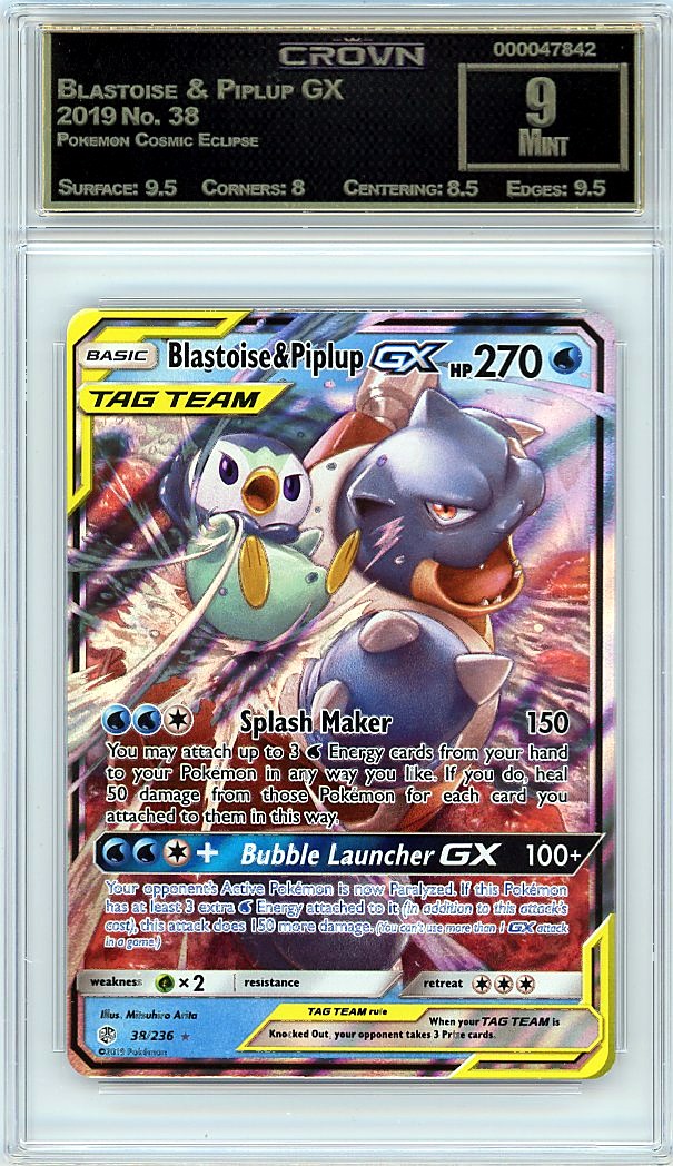 Blastoise & Piplup GX