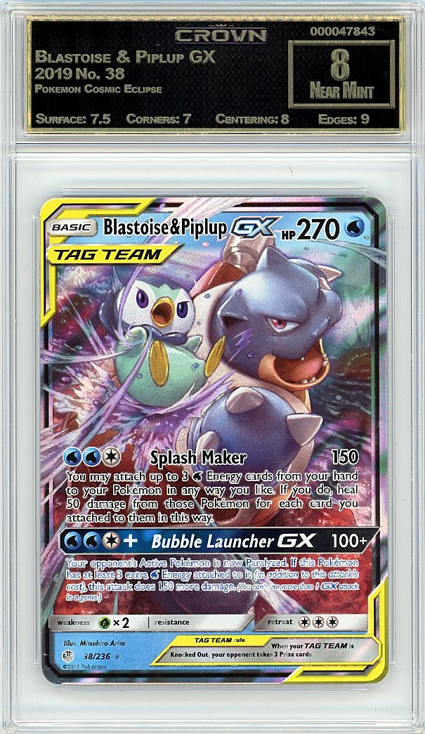 Blastoise & Piplup GX