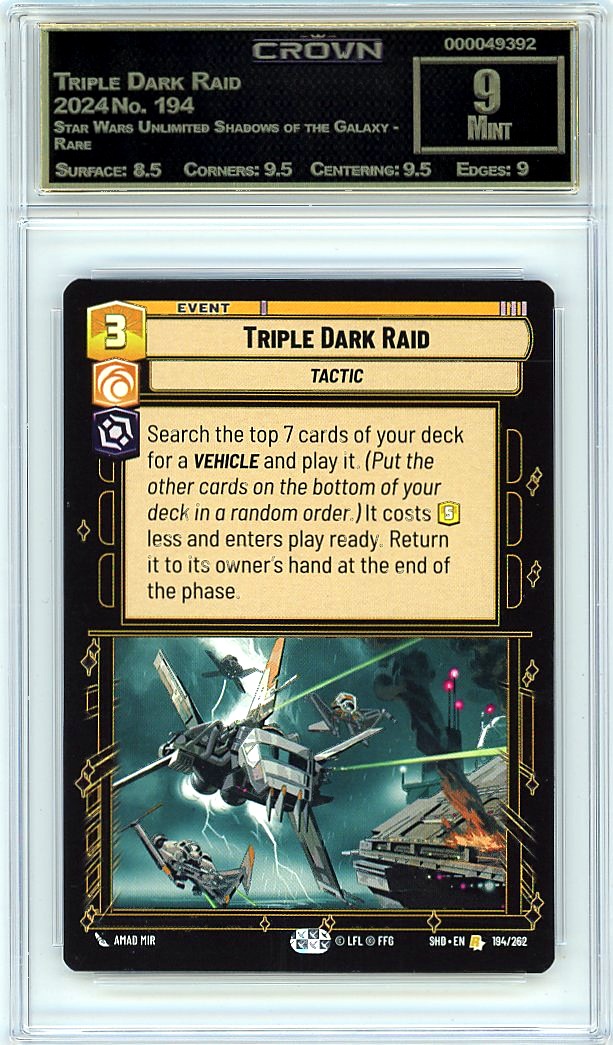 Triple Dark Raid