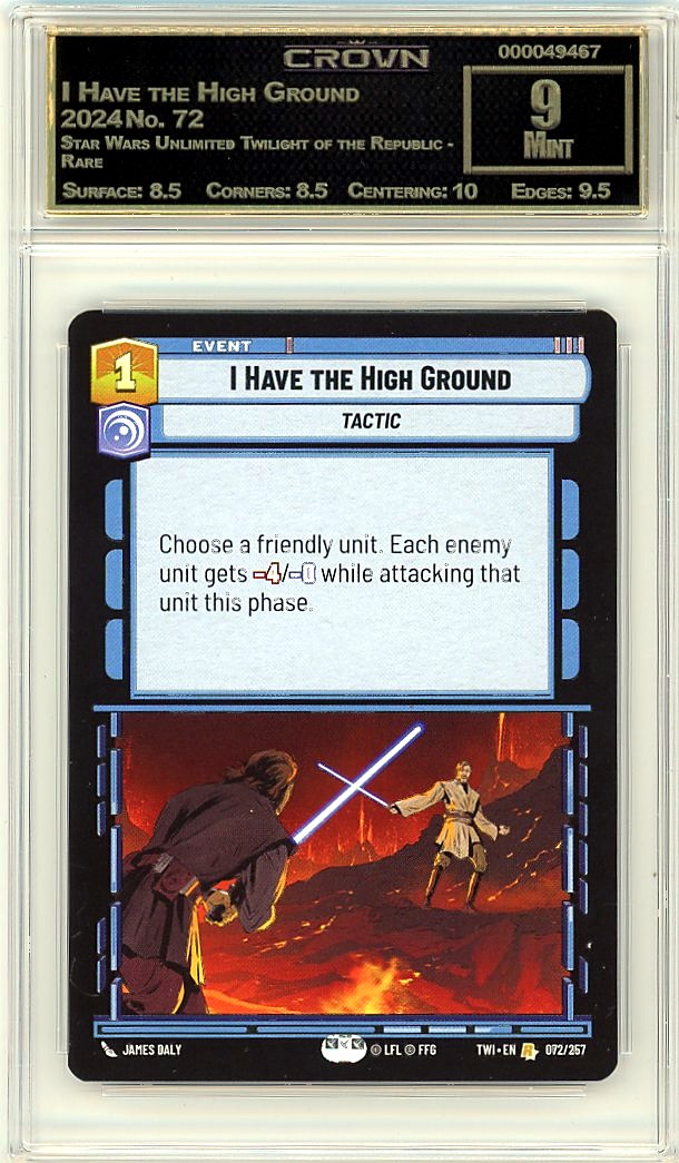 I Have the High Ground