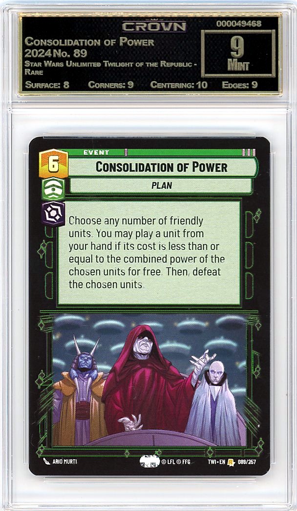 Consolidation of Power