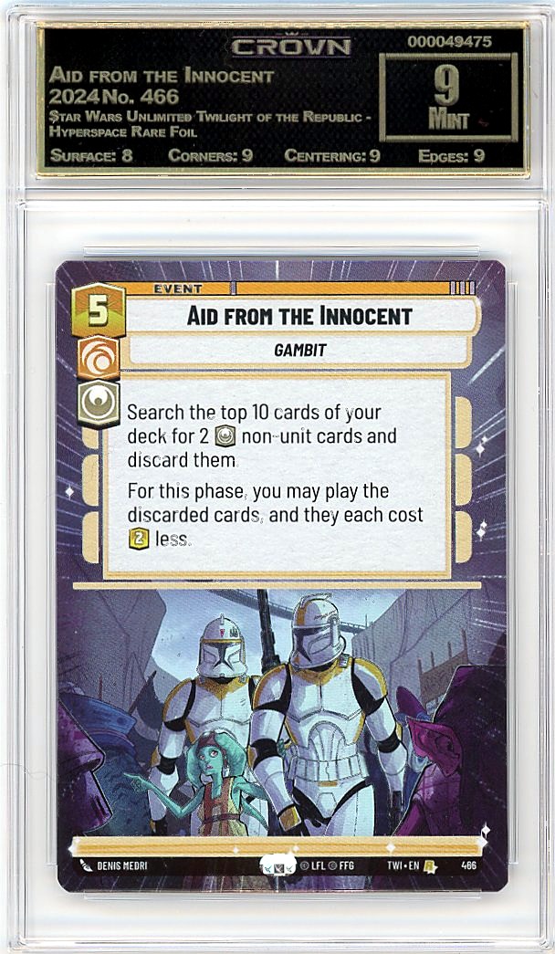 Aid from the Innocent