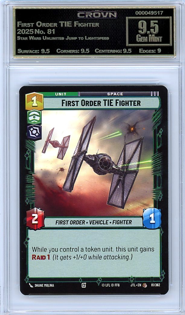 First Order TIE Fighter