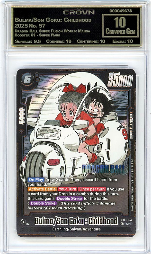 Bulma/Son Goku: Childhood